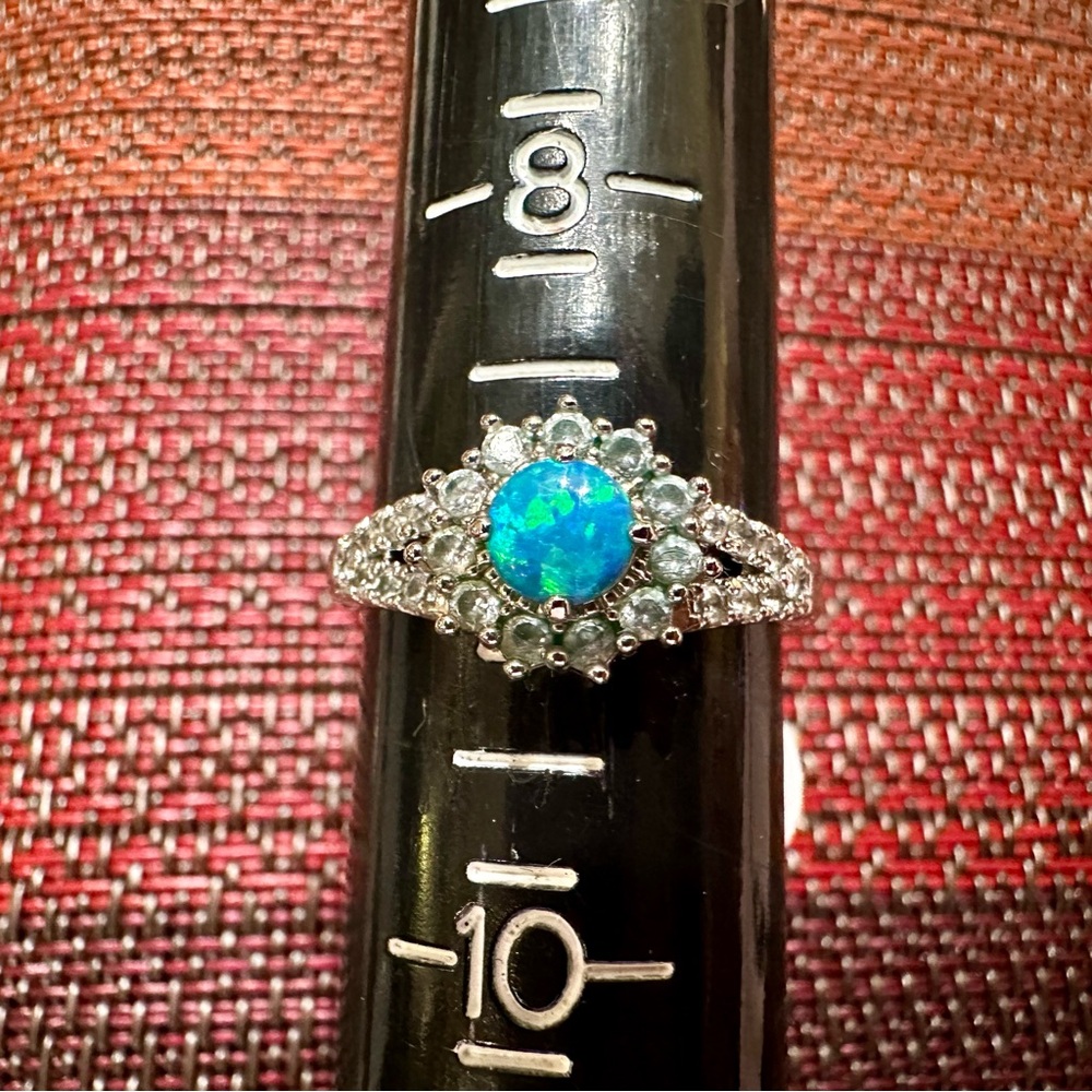 Fragrant Jewels Opalescent Silver Ring